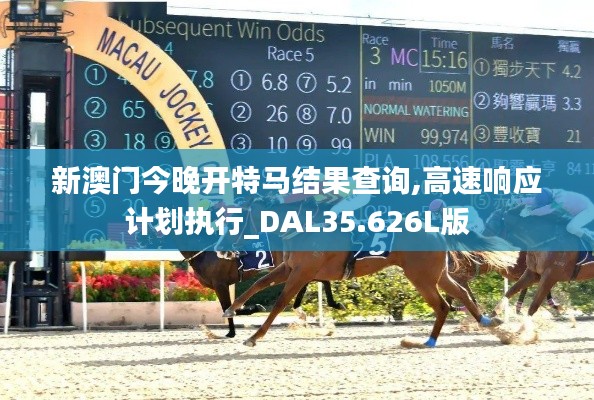 新澳門今晚開特馬結果查詢,高速響應計劃執行_DAL35.626L版