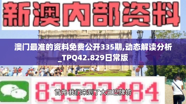 澳門最準的資料免費公開335期,動態解讀分析_TPQ42.829日常版