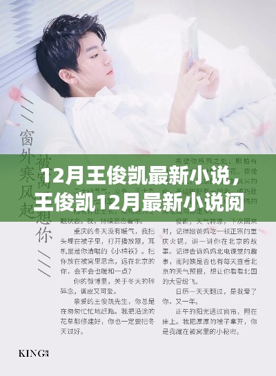 王俊凱12月最新小說閱讀指南，輕松獲取閱讀攻略，一步步走進新書世界
