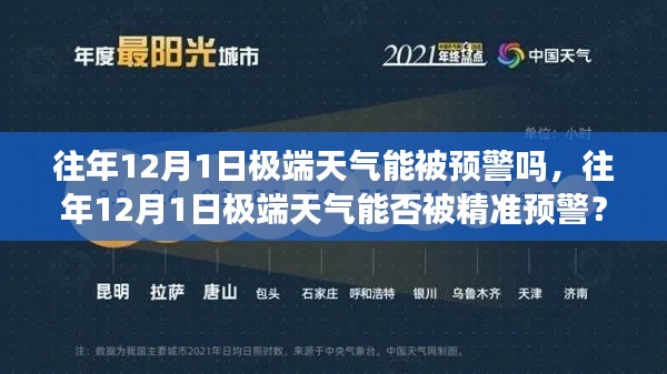 往年12月1日極端天氣的預警與精準預測分析