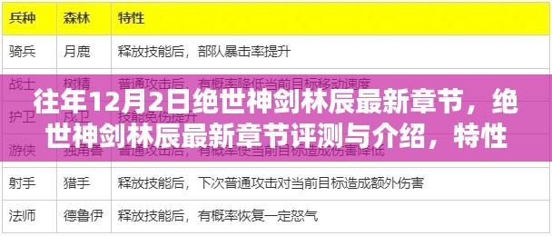 絕世神劍林辰最新章節解析，特性、體驗、競品對比與用戶群體深度分析