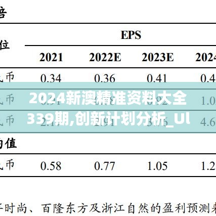 2024新澳精準資料大全339期,創新計劃分析_Ultra5.378-1