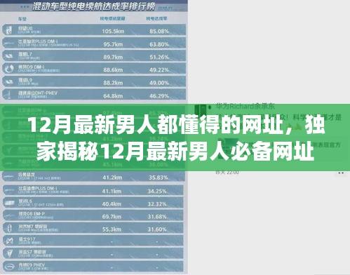 獨家揭秘，引領(lǐng)科技潮流的男士必備網(wǎng)址，重新定義生活品質(zhì)！