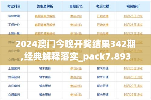 2024澳門今晚開獎結果342期,經(jīng)典解釋落實_pack7.893