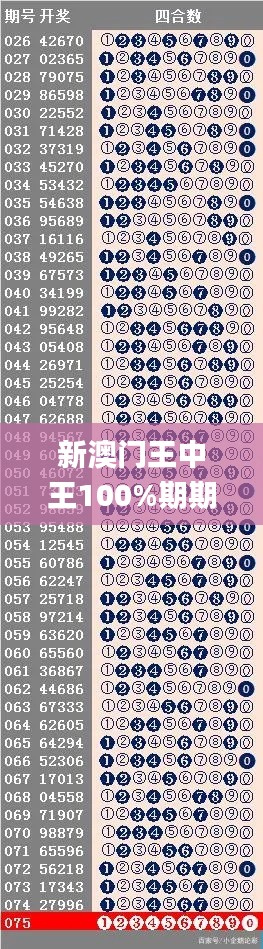 新澳門王中王100%期期中,收益成語分析落實_bundle8.756