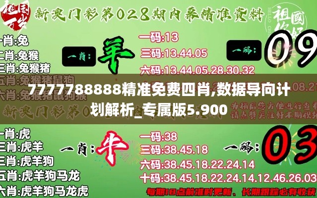 7777788888精準免費四肖,數據導向計劃解析_專屬版5.900