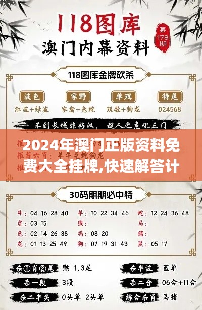 2024年澳門正版資料免費大全掛牌,快速解答計劃設(shè)計_工具版7.751