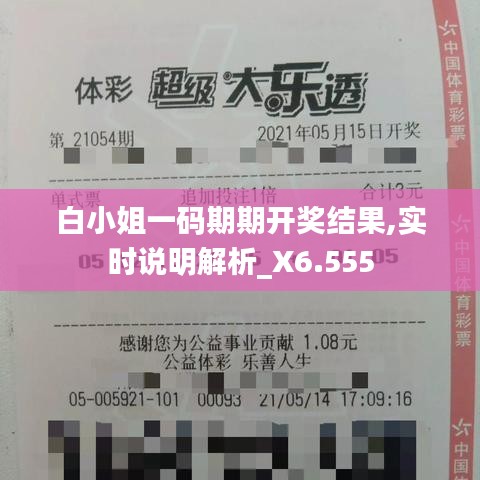 白小姐一碼期期開獎結果,實時說明解析_X6.555