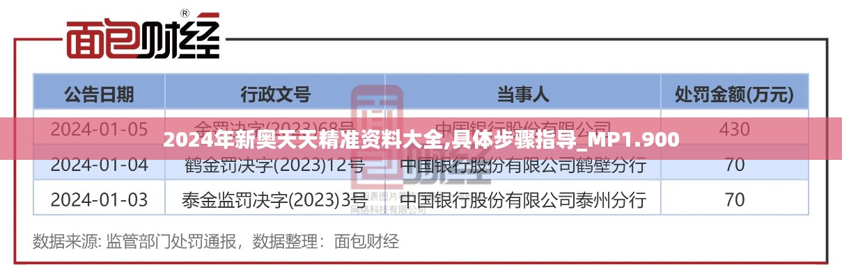 2024年新奧天天精準資料大全,具體步驟指導_MP1.900