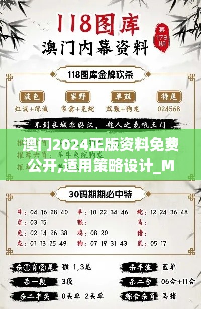 澳門2024正版資料免費公開,適用策略設計_MT10.733