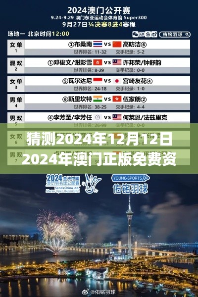 猜測2024年12月12日2024年澳門正版免費資料,全面理解執行計劃_挑戰款18.130
