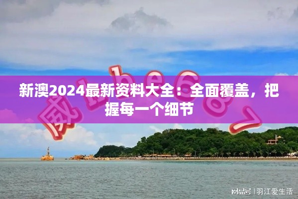 新澳2024最新資料大全：全面覆蓋，把握每一個(gè)細(xì)節(jié)