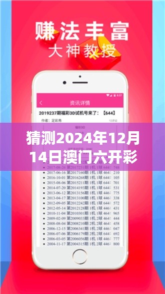 猜測2024年12月14日澳門六開彩開獎結果開獎記錄2024年：從統計學看賭桌上的未知