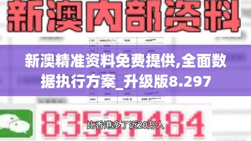新澳精準(zhǔn)資料免費(fèi)提供,全面數(shù)據(jù)執(zhí)行方案_升級版8.297