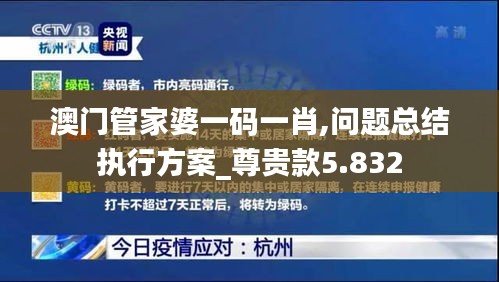 澳門(mén)管家婆一碼一肖,問(wèn)題總結(jié)執(zhí)行方案_尊貴款5.832