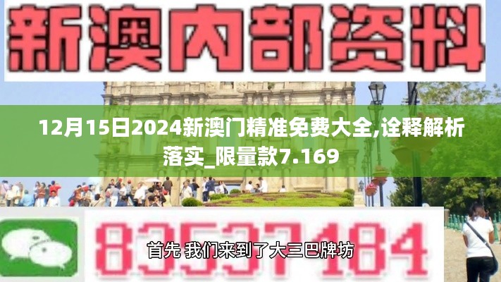 12月15日2024新澳門(mén)精準(zhǔn)免費(fèi)大全,詮釋解析落實(shí)_限量款7.169