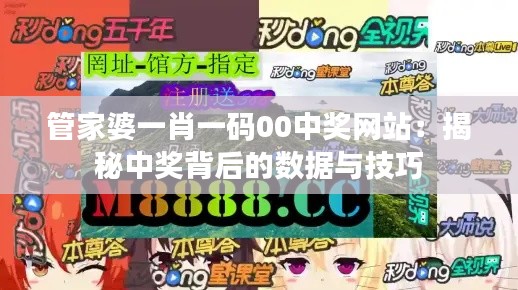 管家婆一肖一碼00中獎網站：揭秘中獎背后的數據與技巧