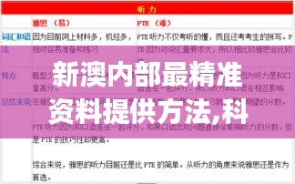 新澳內部最精準資料提供方法,科技評估解析說明_BT5.247