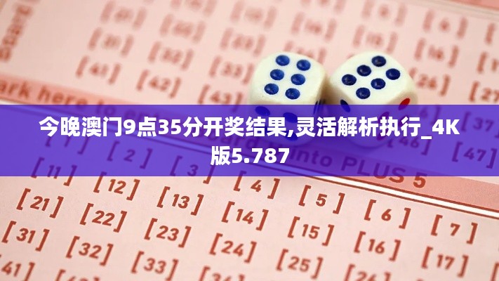 今晚澳門9點35分開獎結果,靈活解析執行_4K版5.787
