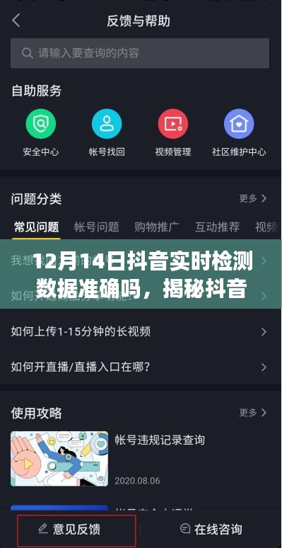 揭秘抖音實(shí)時(shí)檢測(cè)數(shù)據(jù)準(zhǔn)確性，深度解讀十二月十四日數(shù)據(jù)報(bào)告