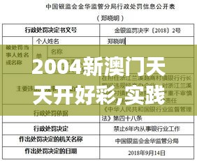 2004新澳門天天開好彩,實踐經驗解釋定義_tool1.380
