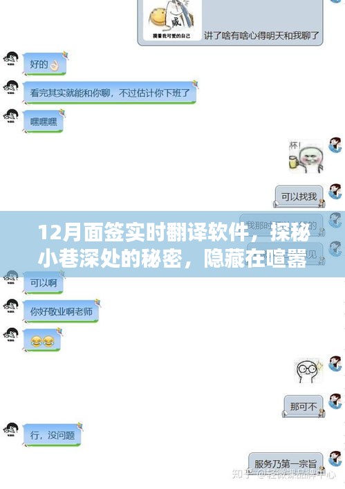 探秘小巷深處的面簽實時翻譯軟件，揭秘隱藏在喧囂中的神秘小店