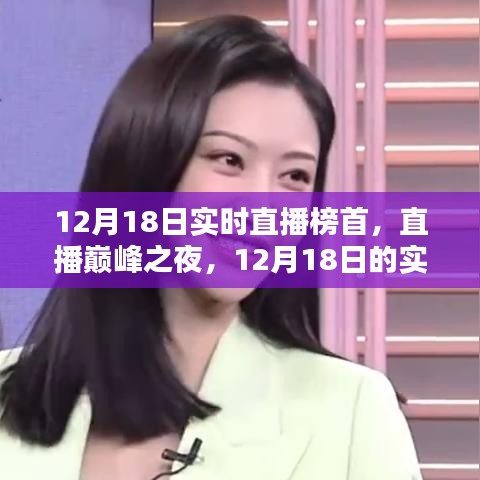 直播巔峰之夜，回顧12月18日實時直播風潮榜首盛典