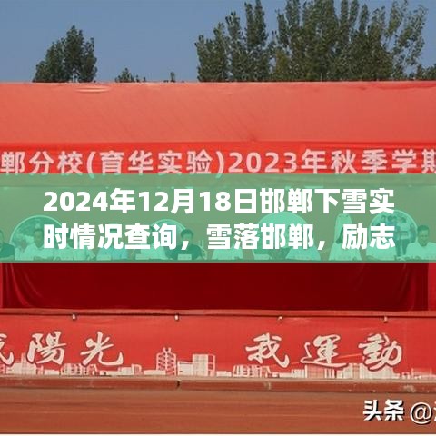邯鄲雪日下的勵志之旅，自信與成就感的綻放