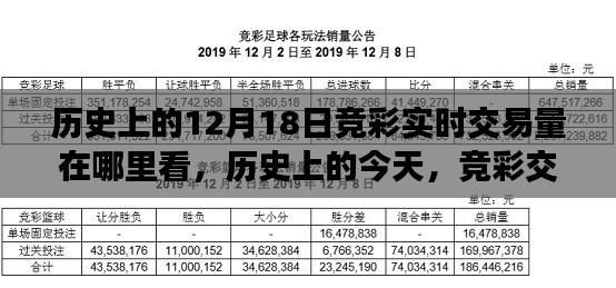 歷史上的今天競彩實時交易量揭秘，背后的溫情故事與交易數據觀察
