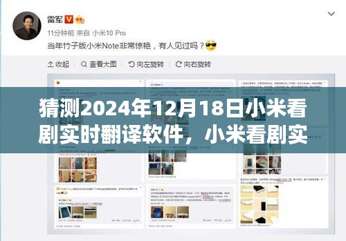 小米看劇實時翻譯軟件使用指南，2024年12月18日版本