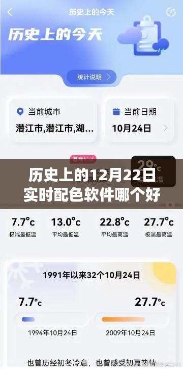 ??歷史上的冬至日，實時配色軟件的革新之旅與最佳體驗指南??