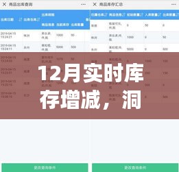 市場(chǎng)動(dòng)態(tài)洞察與庫(kù)存管理策略，實(shí)時(shí)庫(kù)存增減分析