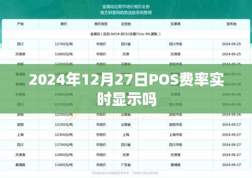 建議，2024年POS費率實時顯示功能介紹及影響分析。