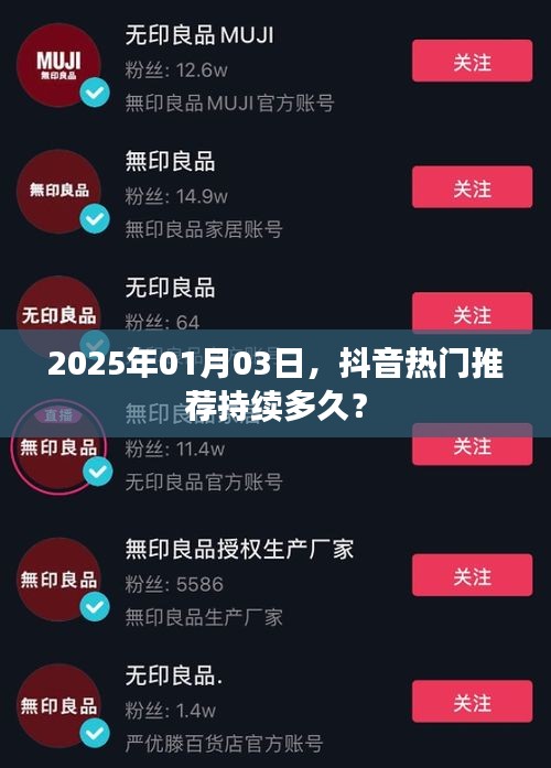 抖音熱門推薦持續時長揭秘，2025年最新預測！