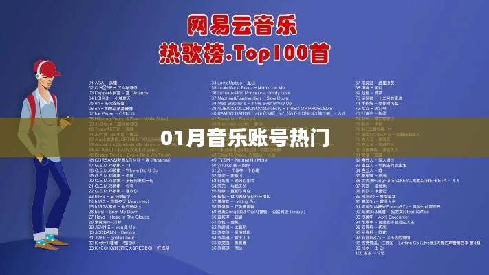 01月音樂(lè)榜單，熱門歌曲一網(wǎng)打盡