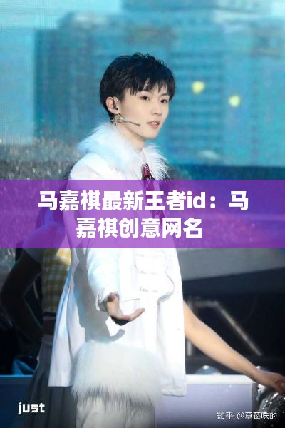 馬嘉祺最新王者id：馬嘉祺創意網名 