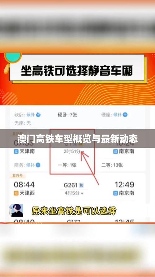 澳門高鐵車型概覽與最新動態