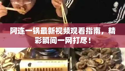 阿連一鍋最新視頻觀看指南，精彩瞬間一網打盡！
