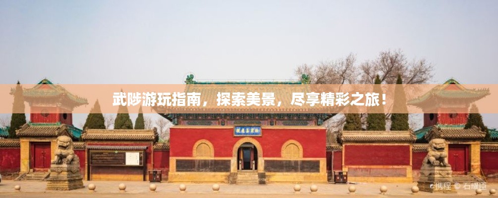 武陟游玩指南，探索美景，盡享精彩之旅！