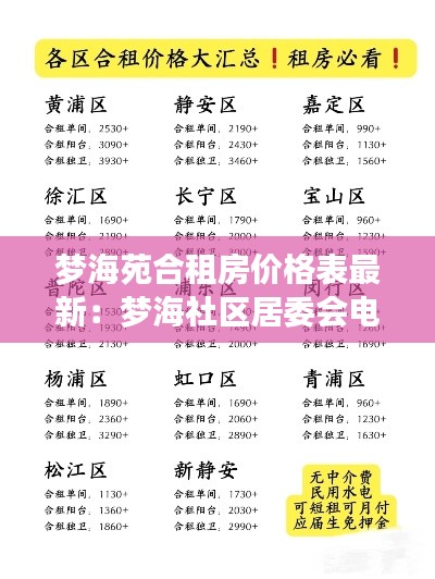 夢海苑合租房價格表最新：夢海社區居委會電話 