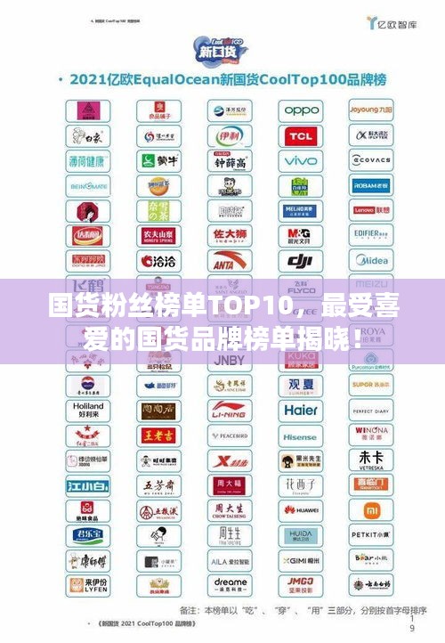 國貨粉絲榜單TOP10，最受喜愛的國貨品牌榜單揭曉！
