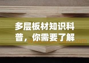 多層板材知識科普，你需要了解的百度收錄要點！