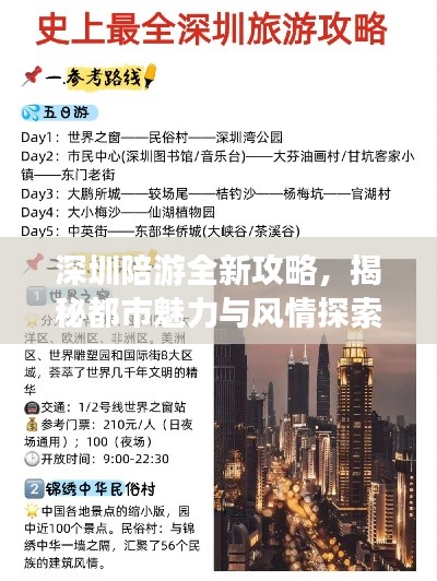 深圳陪游全新攻略，揭秘都市魅力與風情探索