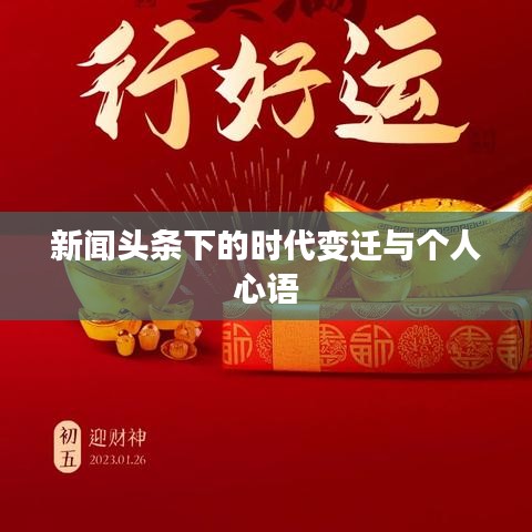 新聞頭條下的時代變遷與個人心語