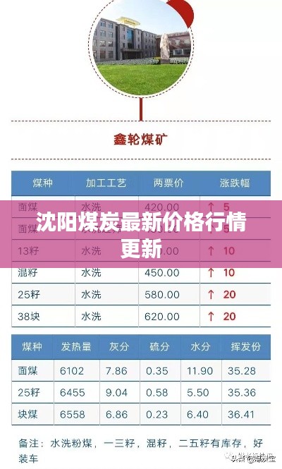 沈陽(yáng)煤炭最新價(jià)格行情更新