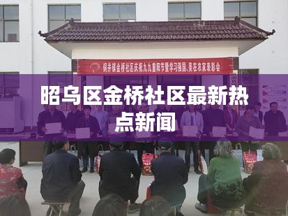 昭烏區金橋社區最新熱點新聞