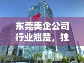 東莞美企公司行業翹楚，獨占鰲頭