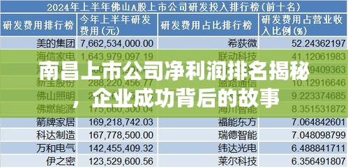 南昌上市公司凈利潤排名揭秘，企業成功背后的故事