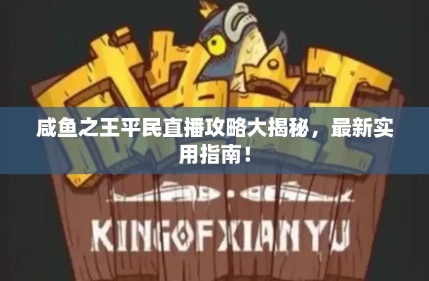 咸魚之王平民直播攻略大揭秘，最新實用指南！