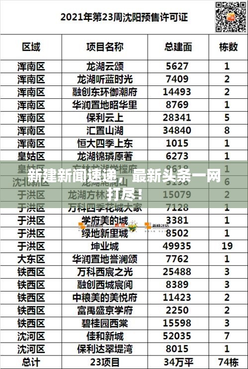 新建新聞速遞，最新頭條一網打盡！